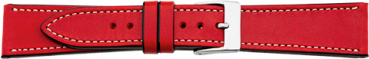 PREMIUM Uhrenarmband, Kalbsleder, rot, stark verlaufend