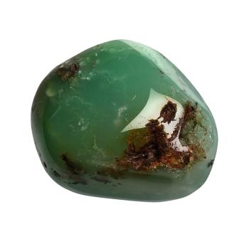Trommelstein Chrysopras aus Australien, Größe XL