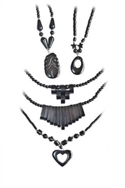 Collier aus Hämatin - Motiv Herz