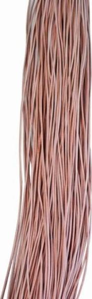 Feines Lederband aus Ziegenleder, Naturbraun, 1 Stück à 100 cm