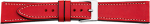 PREMIUM Uhrenarmband, Kalbsleder, rot, stark verlaufend