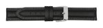 Lederuhrarmband Chrono, Farbe schwarz, wasserabweisend