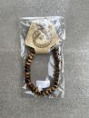 Armband Button - Steinsorte Tigerauge 8mm